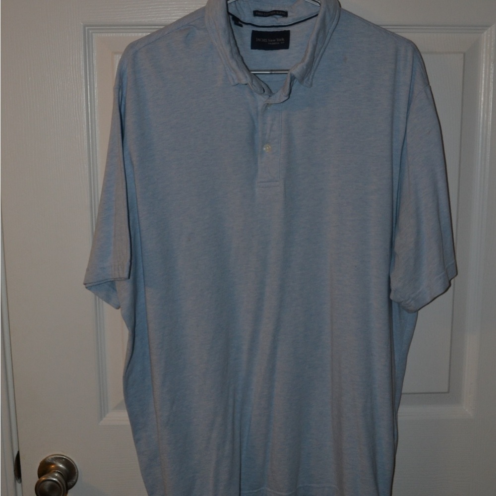 JACHS New York Men's Light Blue Polo Shirt